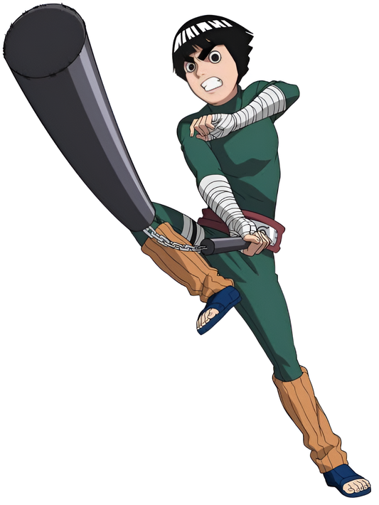 Rock Lee-Style Training Nunchaku – Martial Arts Nunchucks with Chain
