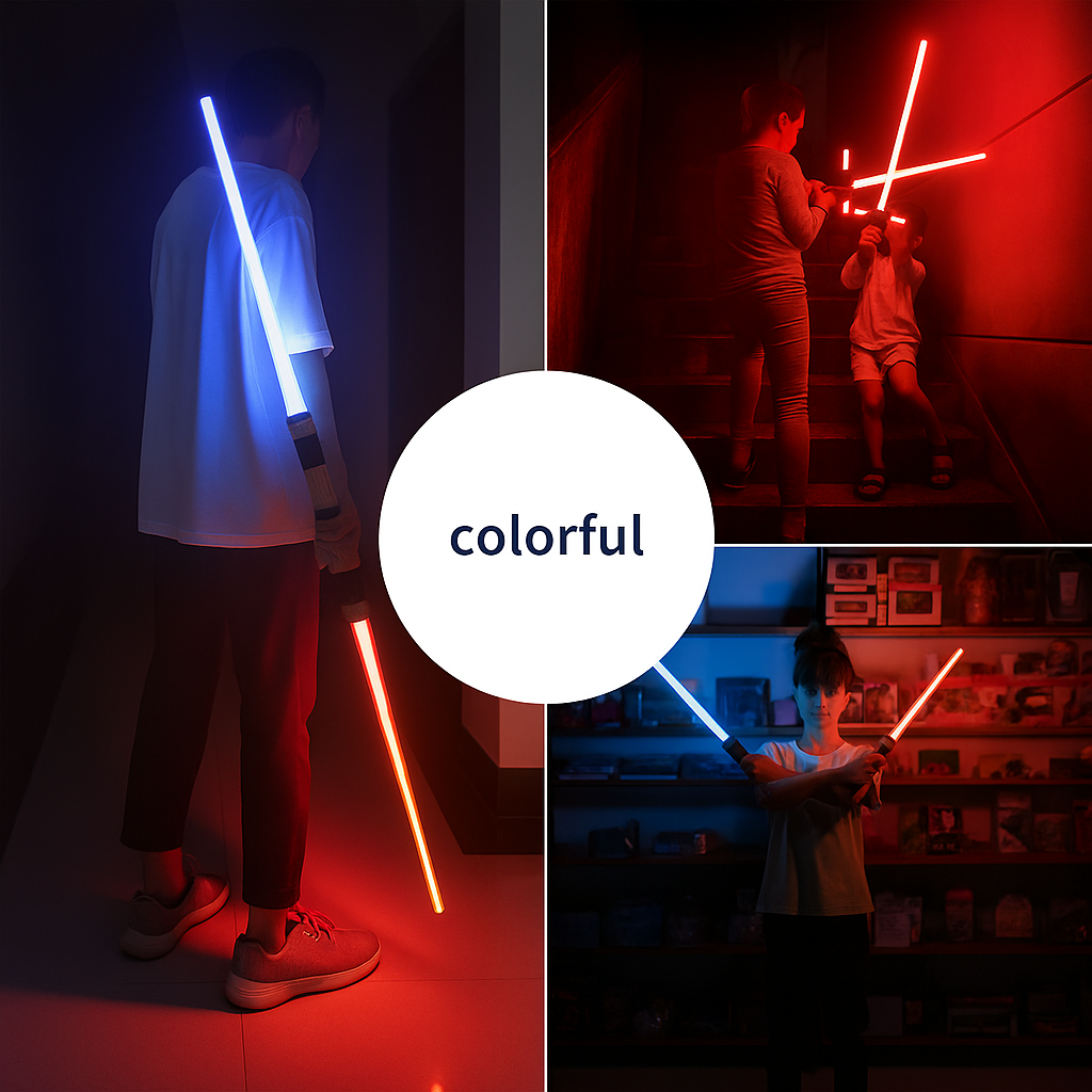 star wars Light Saber without batteries ( set of 2) red and blue color with sound effect and light sabers