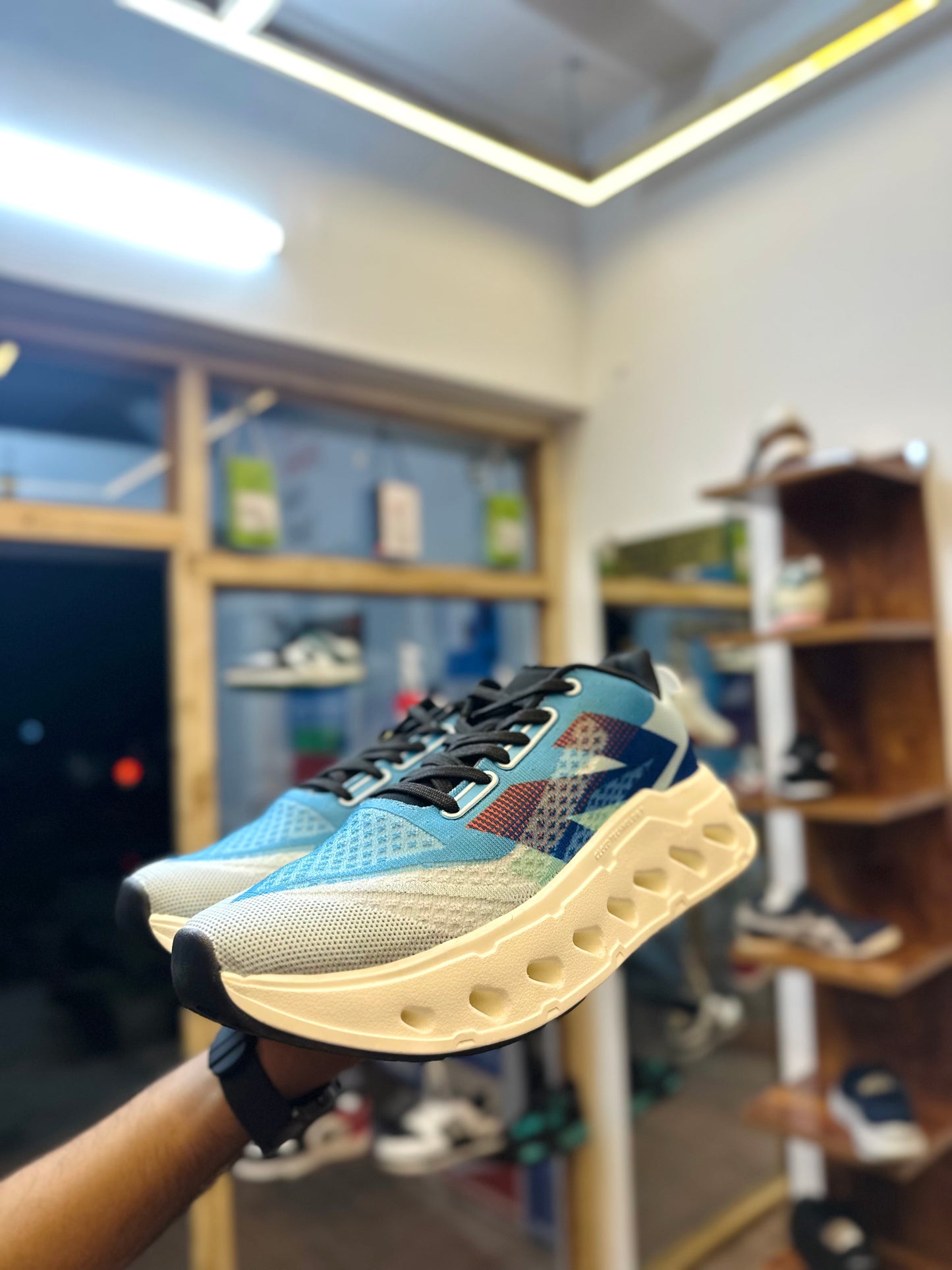 New Balanc é-Chunky CloudTech Sneakers – Lightweight Breathable Mesh Running Shoes (Sky Blue Edition)