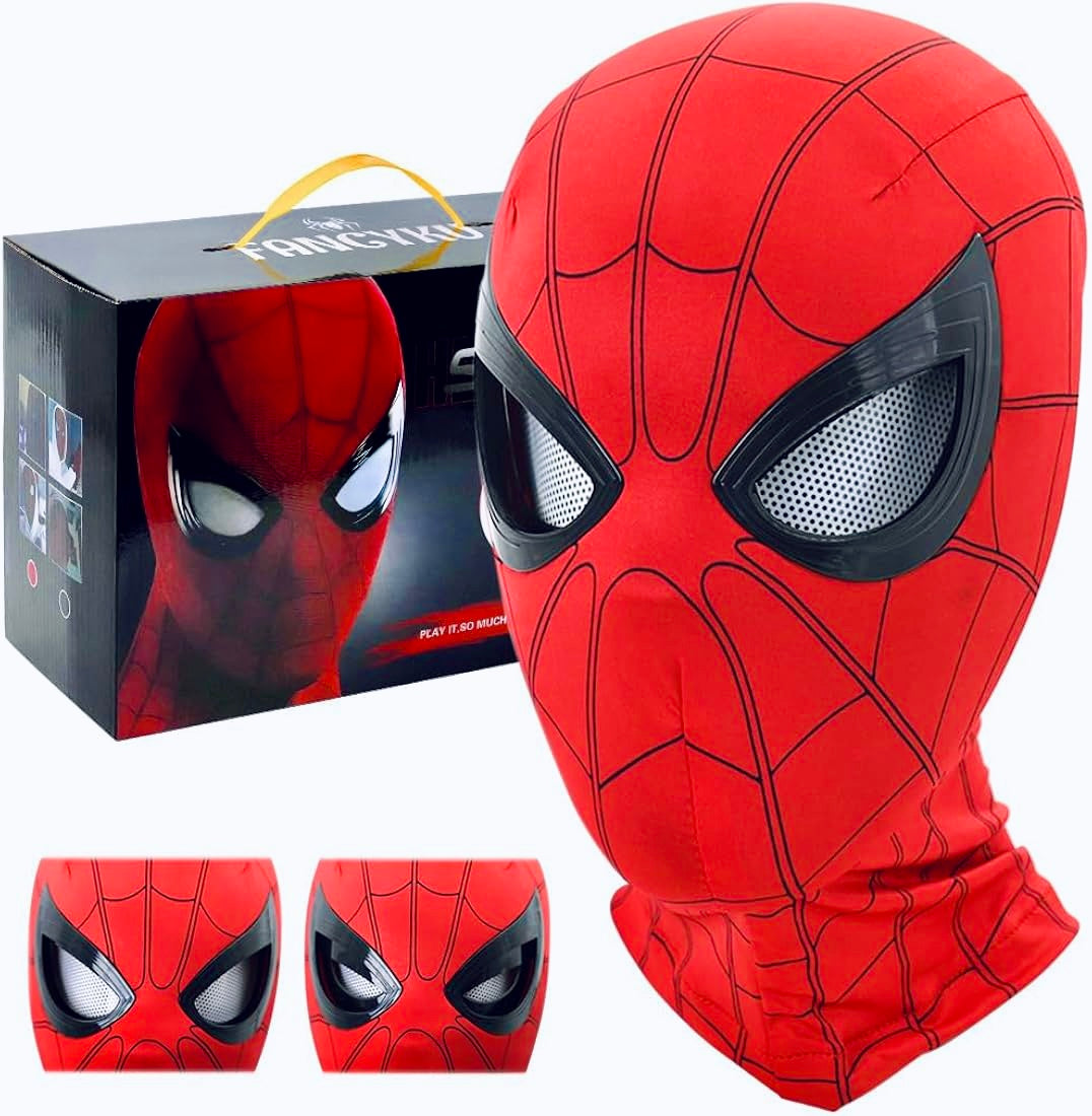 Spider mask with moving eyes (3d)