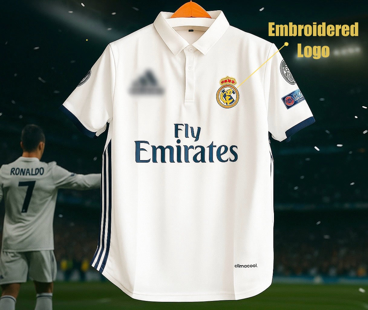 Real Madrid 2016/17 Home Jersey – Ronaldo #7 | Adidas Football Kit for Men