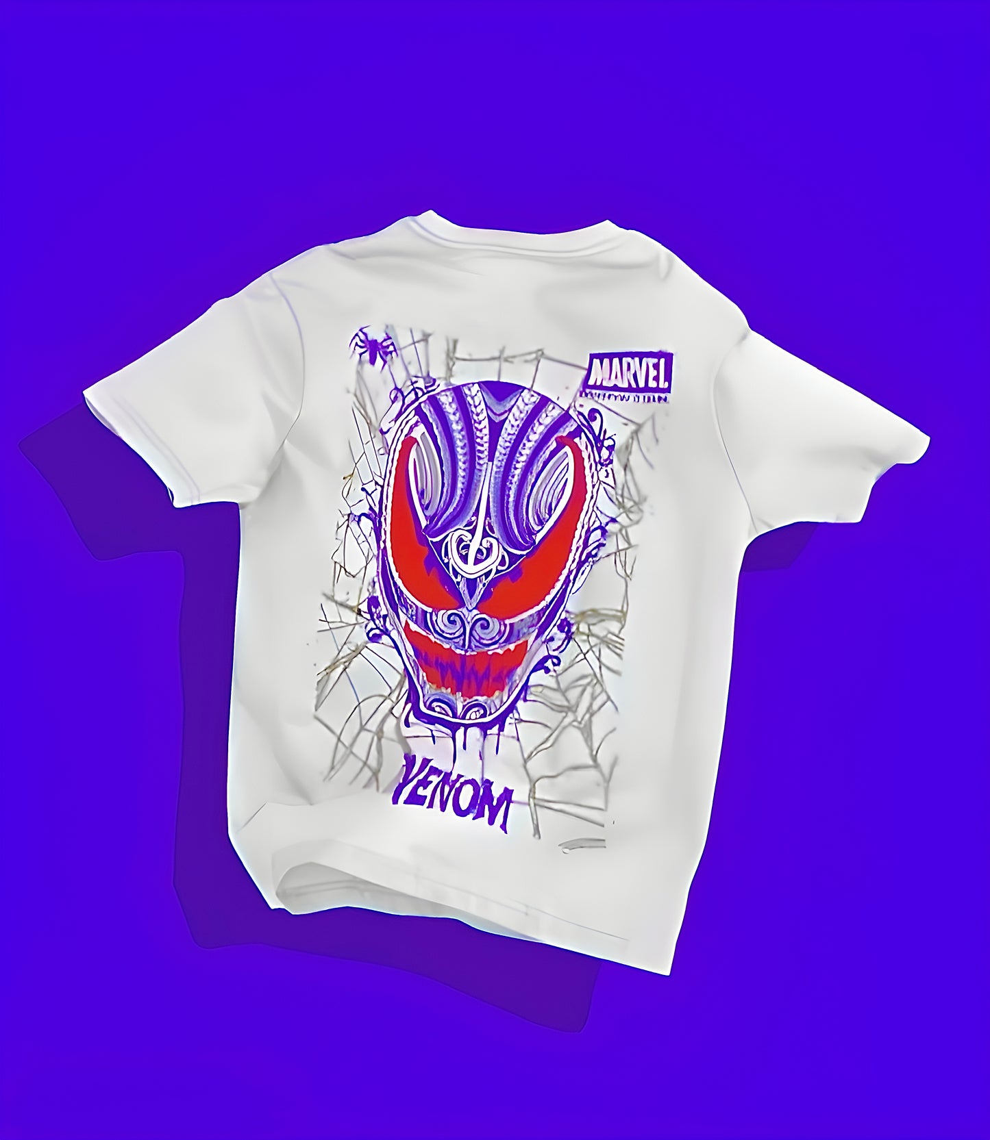 🕷️ Venom Oversized T-Shirt for Men & Women | Shadow | Mist | Carnage | 250 GSM Cotton Loop Knit | Non-PVC DTF Print