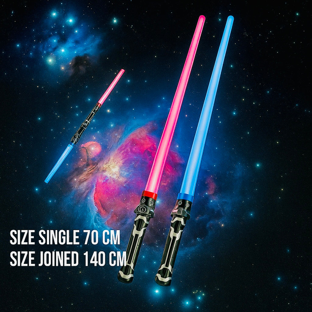 star wars Light Saber without batteries ( set of 2) red and blue color with sound effect and light sabers
