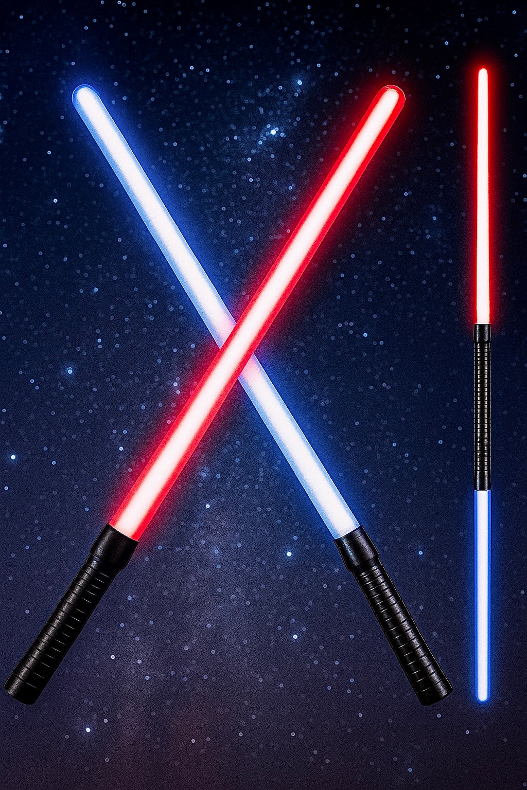 star wars Light Saber without batteries ( set of 2) red and blue color with sound effect and light sabers