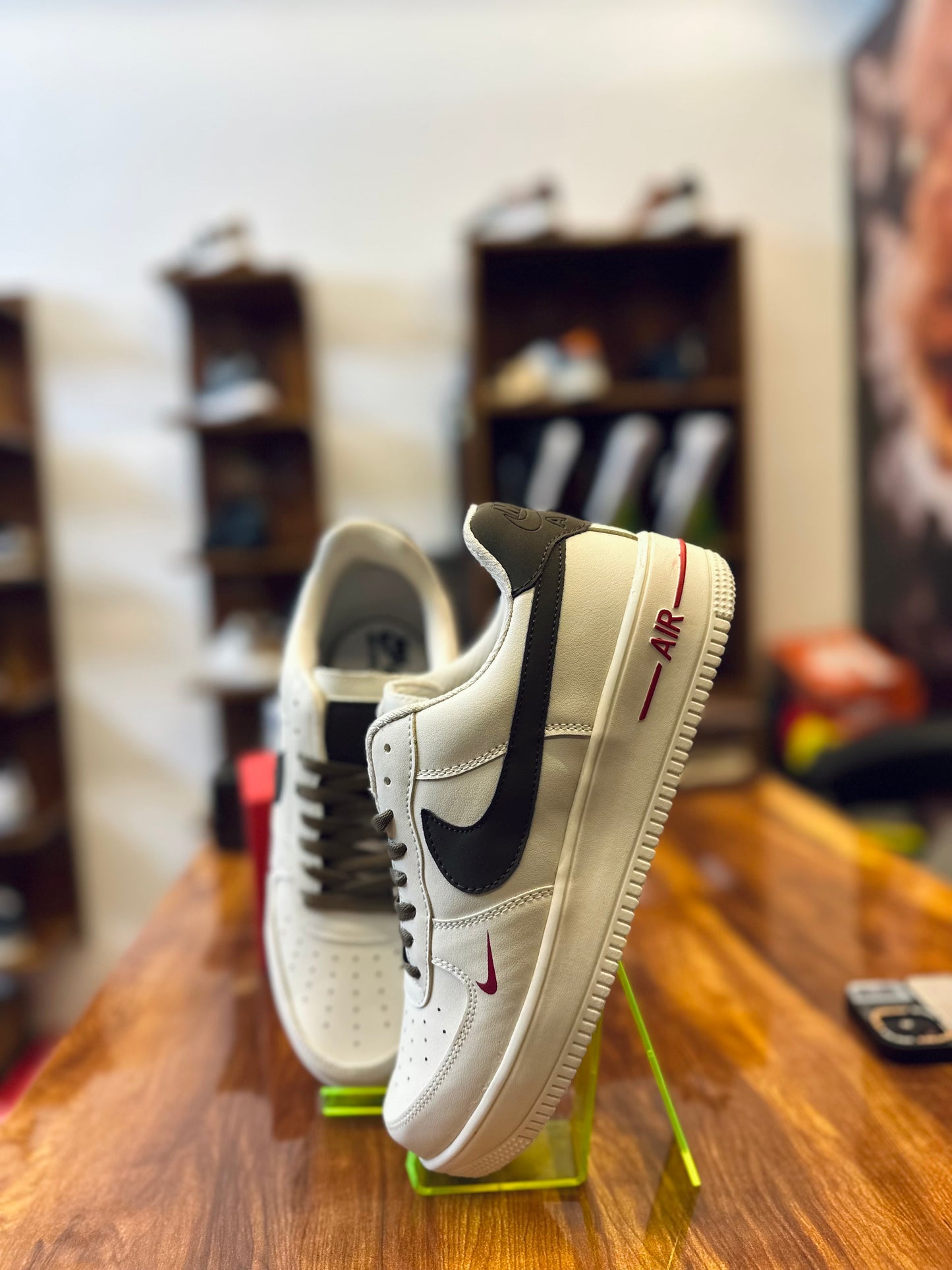 Unisex Nik é Air force 1 swoosh Classic Cream low top Everyday Drip