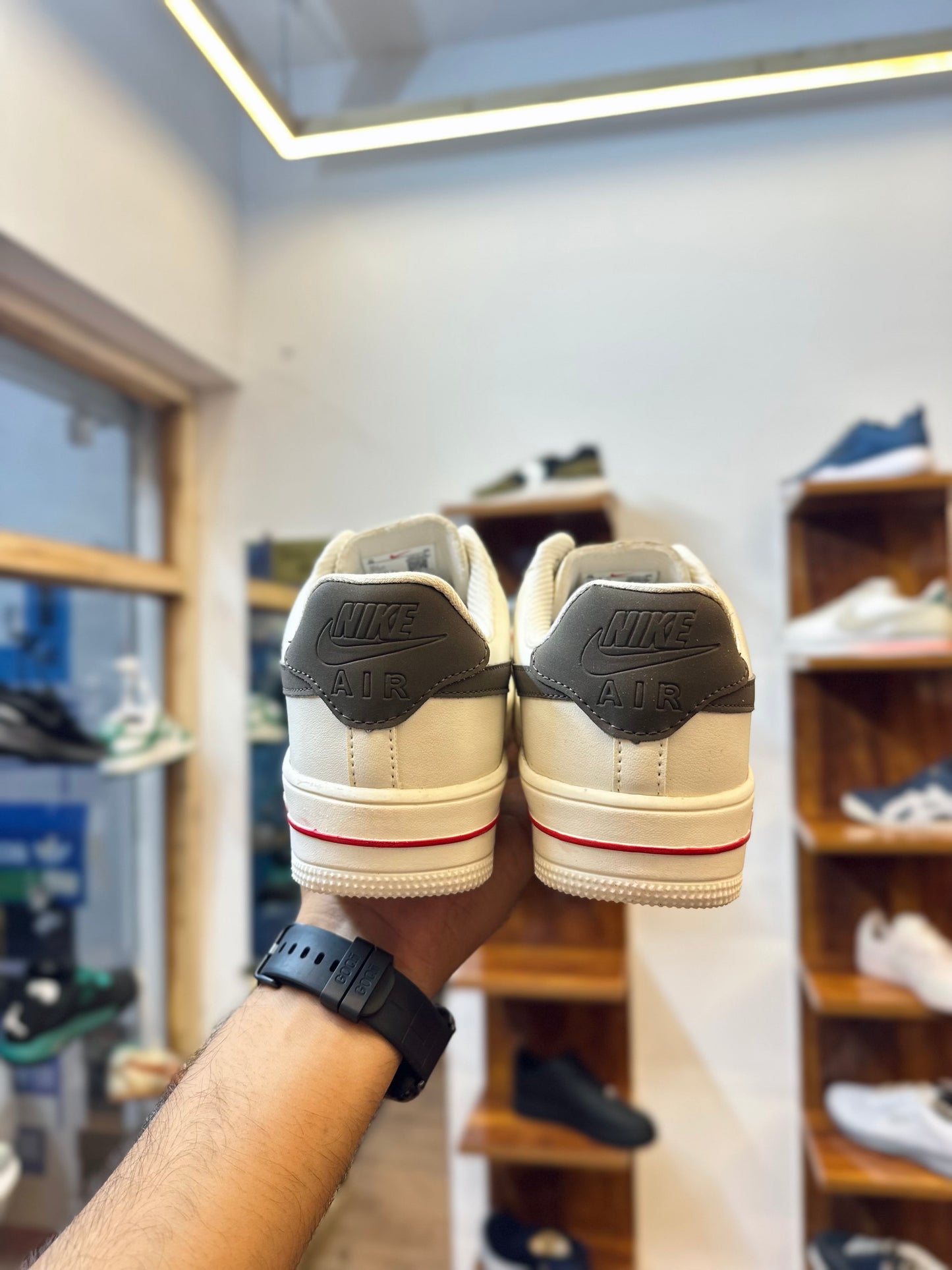 Unisex Nik é Air force 1 swoosh Classic Cream low top Everyday Drip